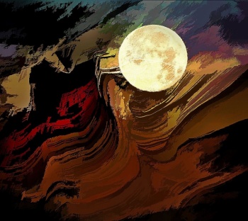 Moonrise in the Canyon of Memory II.jpg
